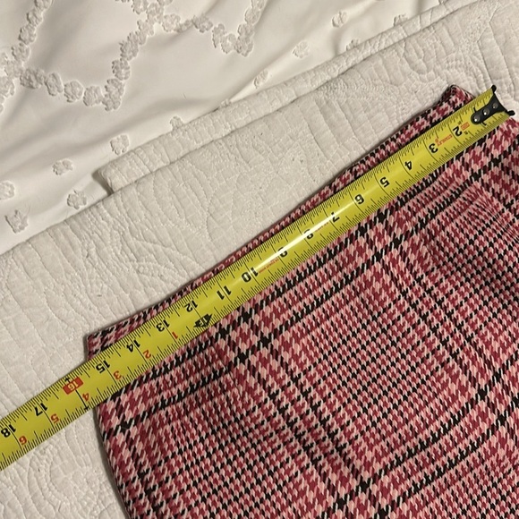 Talbots pink plaid pencil skirt size 6 - Picture 7 of 7
